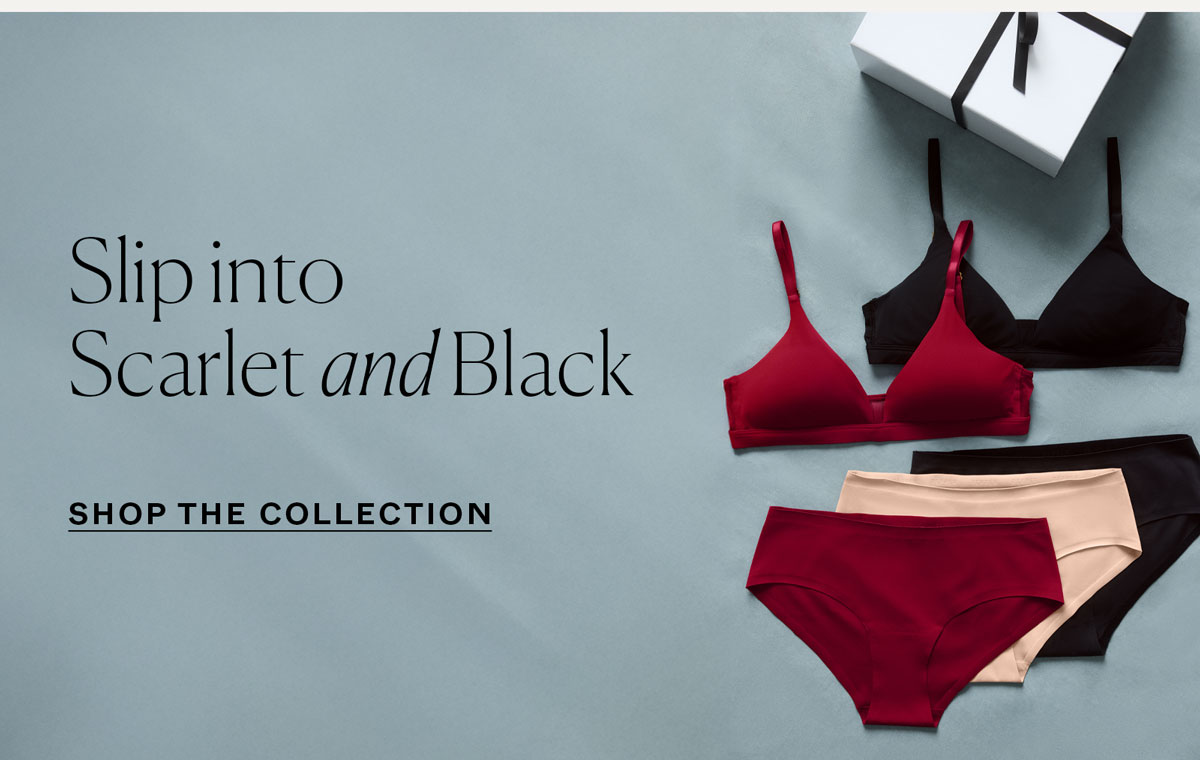 Slip into Scarlet and Black
