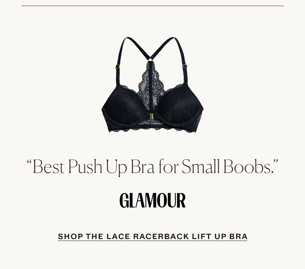 "Best Push Up Bra for Small Boobs" - Glamour