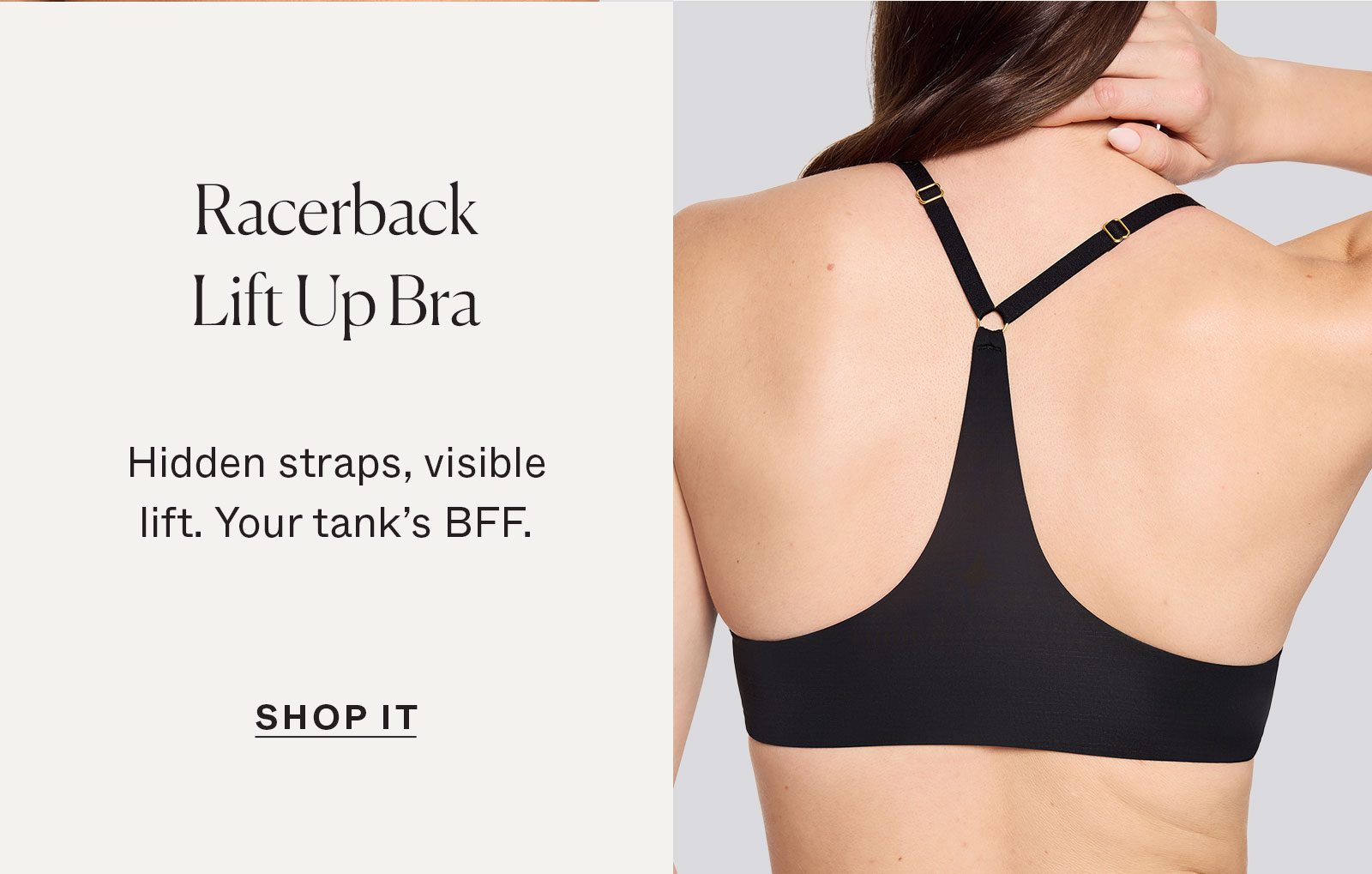 Racerback Lift Up Bra