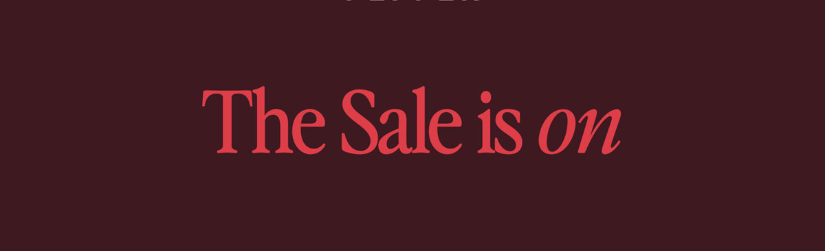 The Sale is on