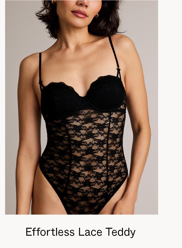 Effortless Lace Teddy 