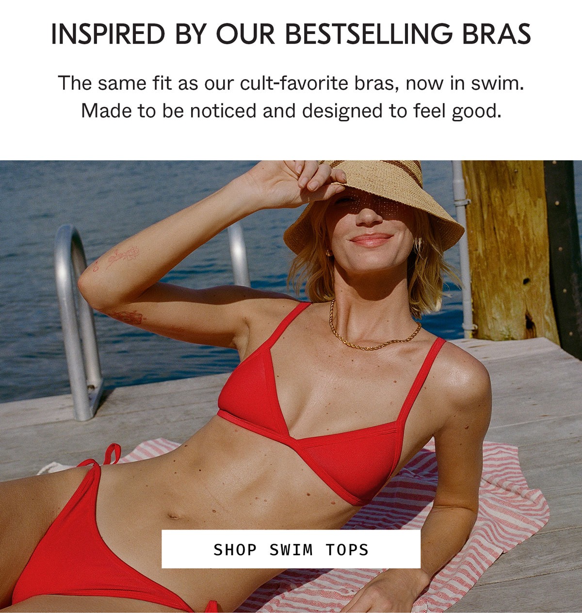Inspired by Our Bestselling Bras: Shop Swim Tops