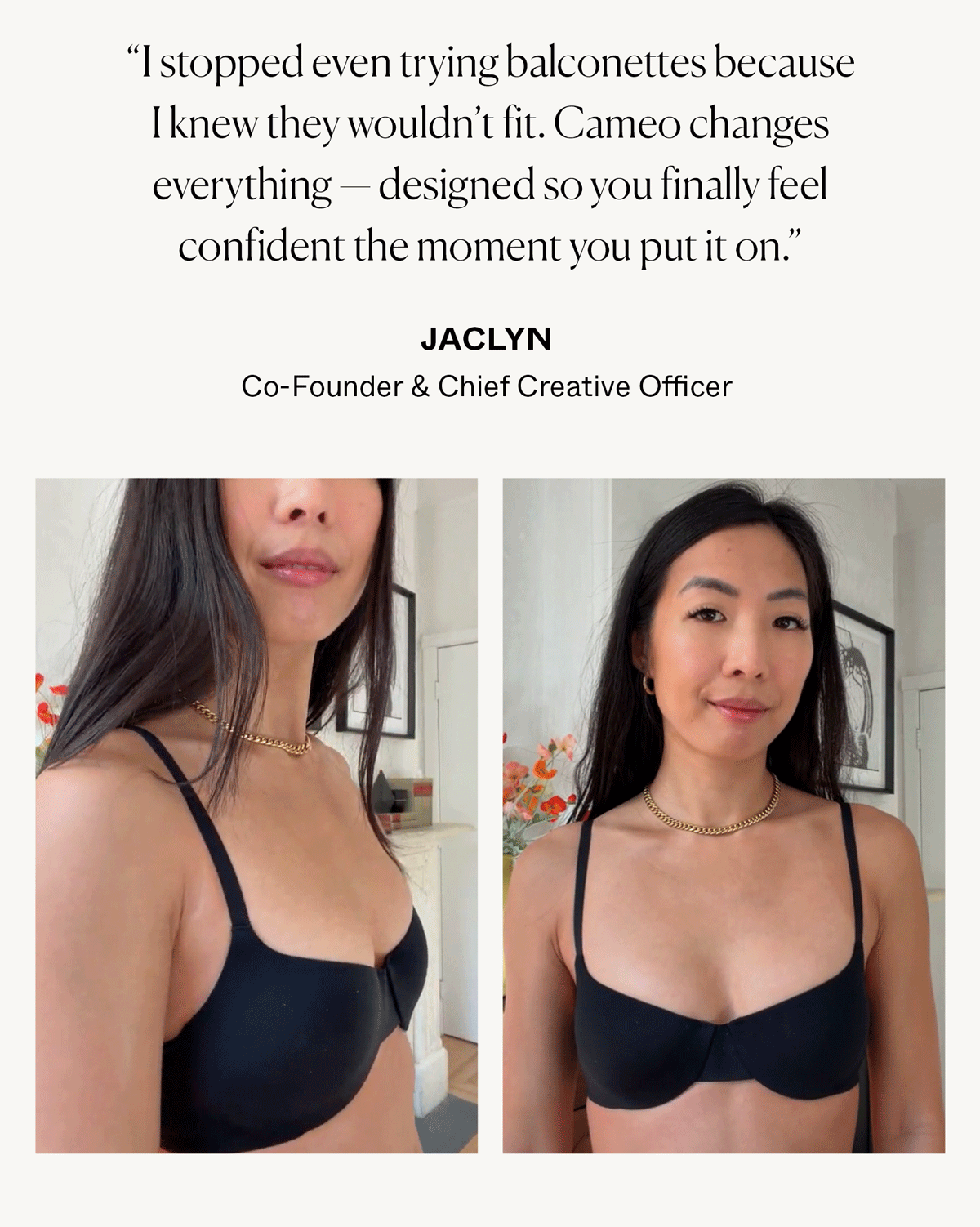 Quote from Jaclyn, Pepper Co-Founder & Chief Creative Officer