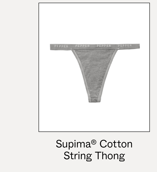 Supima Cotton String Thong