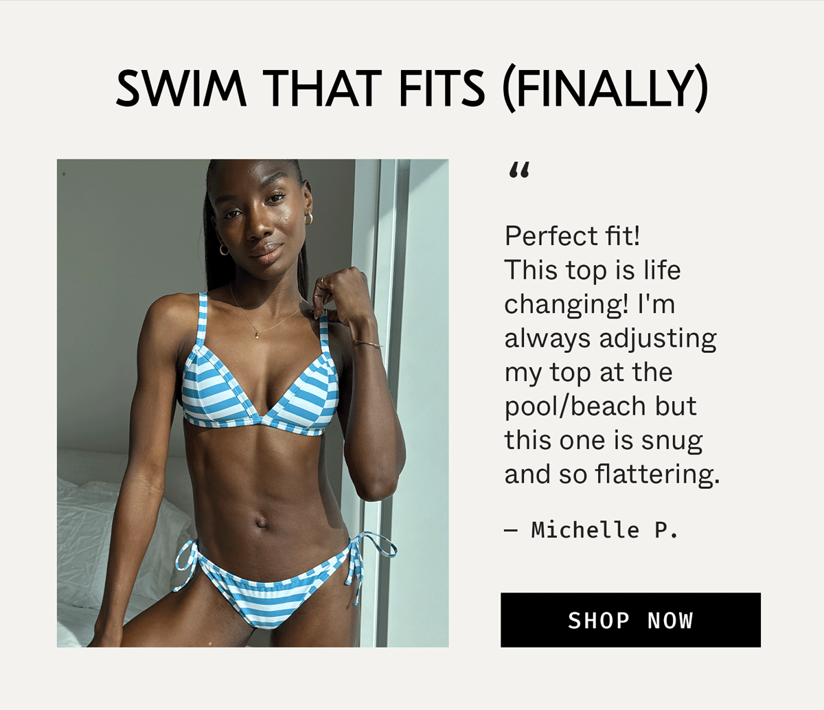 Swim that fits (finally)