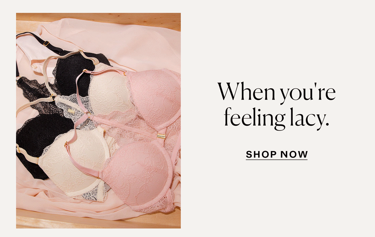 When you're feeling lacy