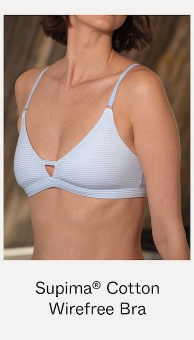 Supima® Cotton Wirefree Bra