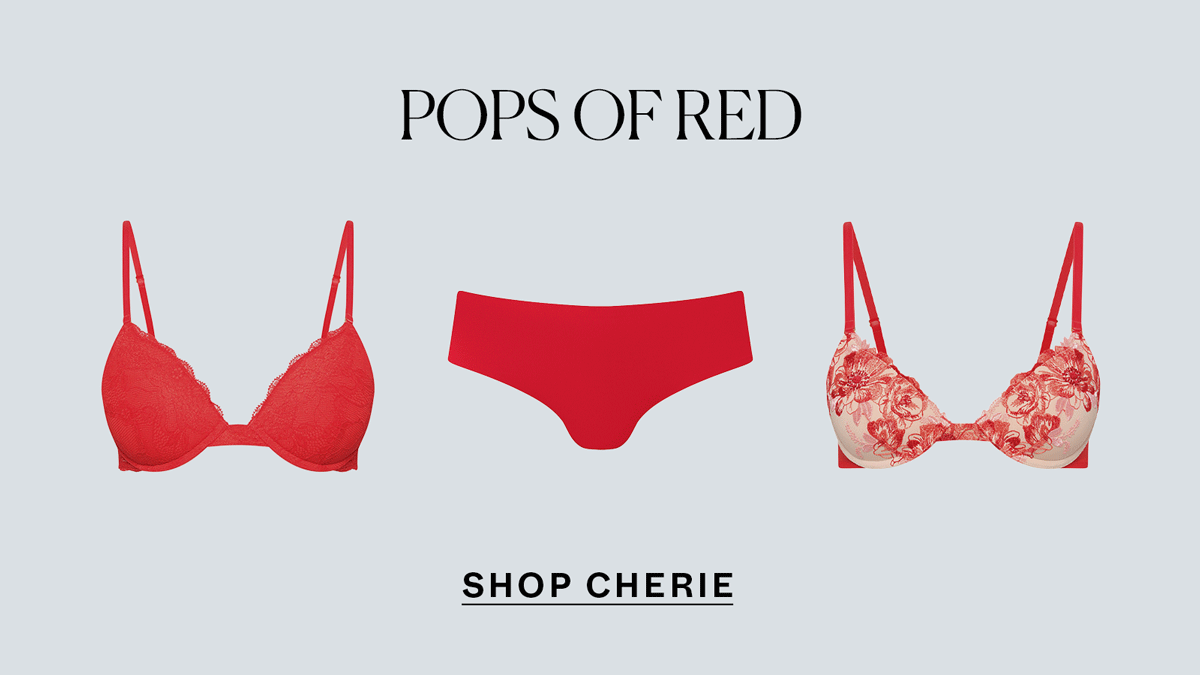 Pops of Red. Shop Cherie →
