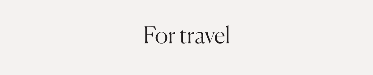 For Travel