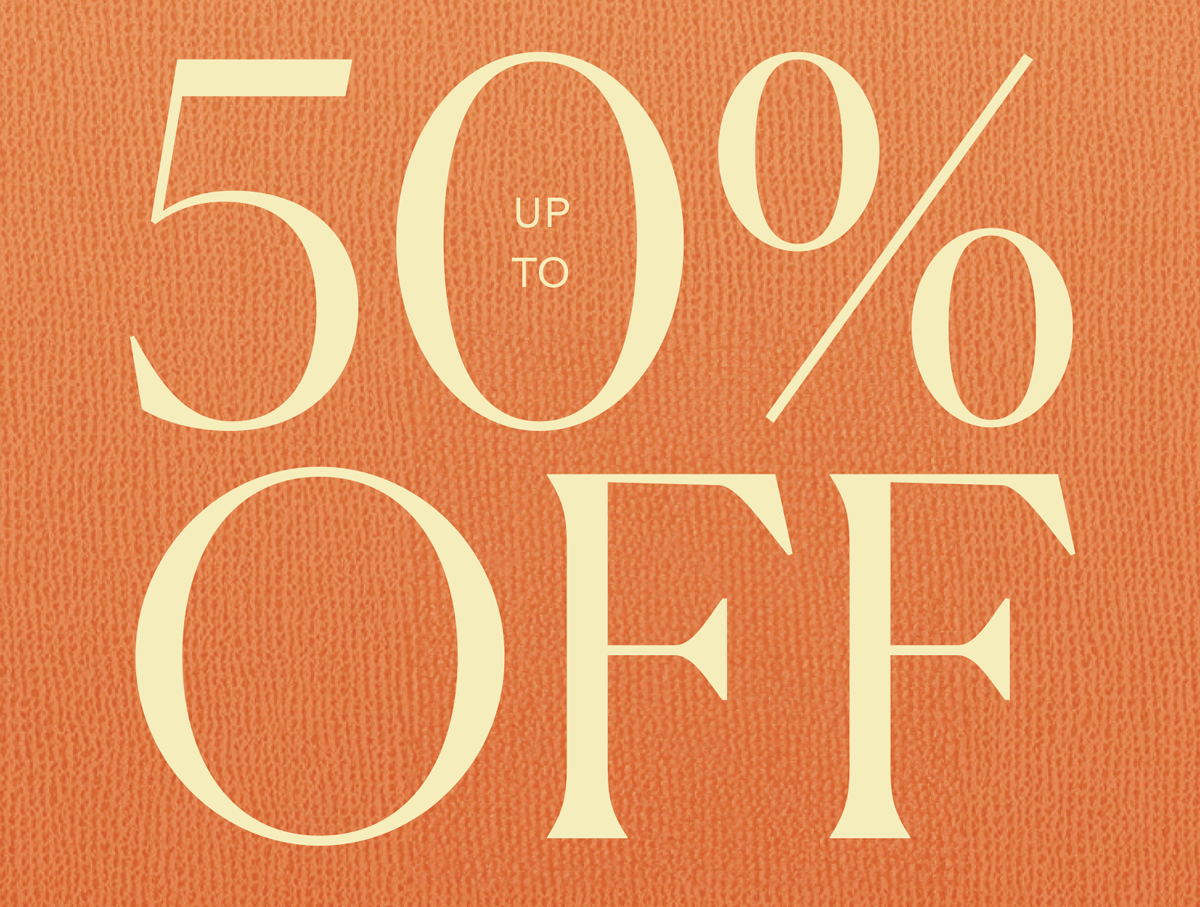 Up to 50% Off