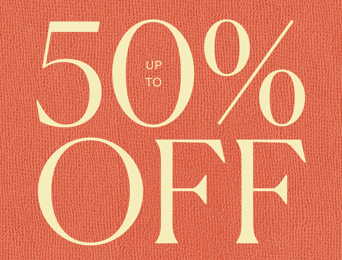 Up to 50% Off