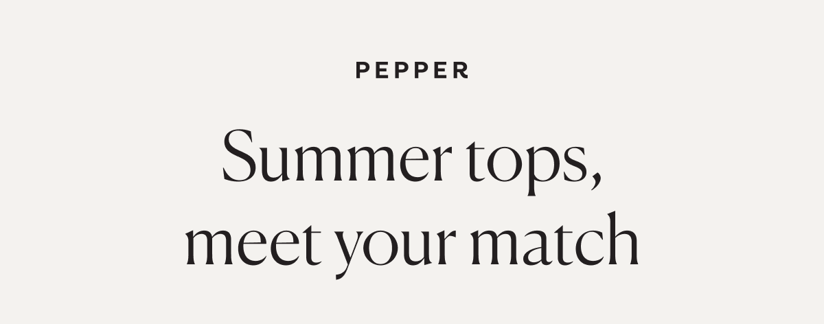 Summer tops, meet your match