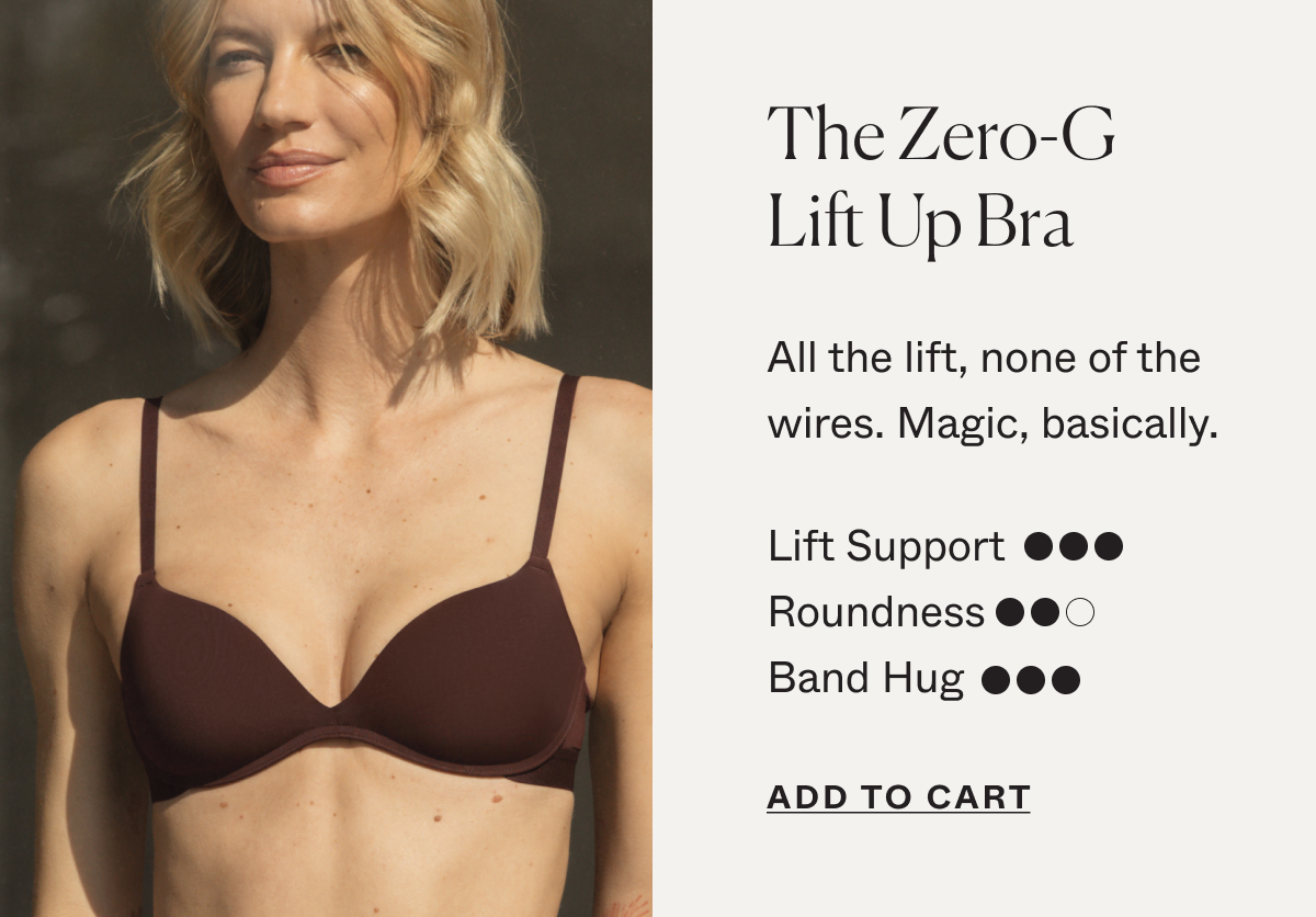 The Zero-G Wirefree Lift Up Bra