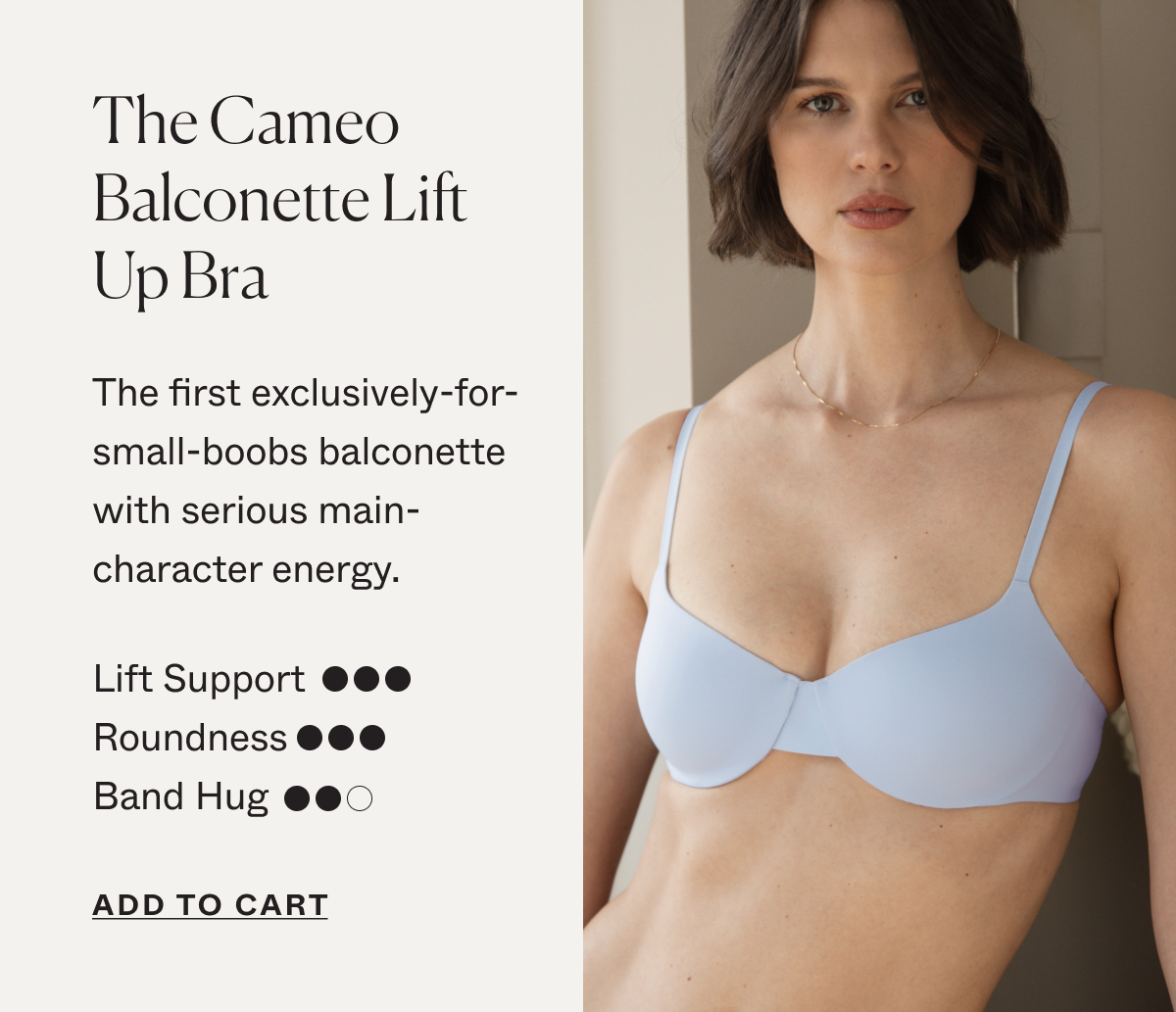 The Cameo Balconette Lift Up Bra