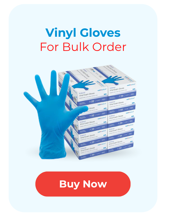WellBefore Endeavor Vinyl Examination Gloves For Bulk Orders