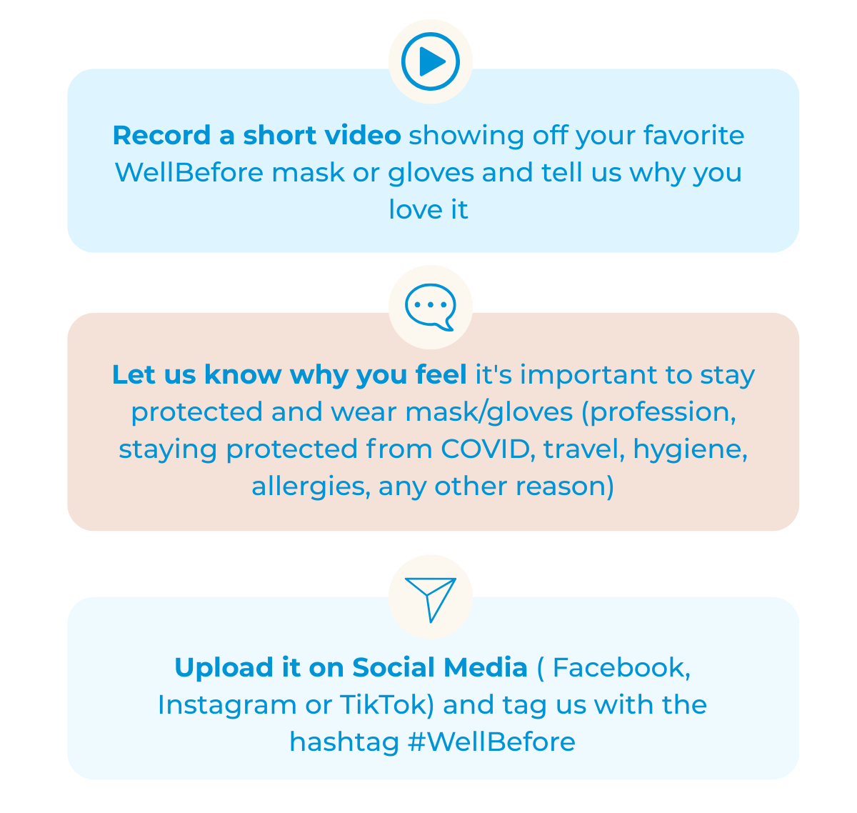 Upload your video and get $5 in store credit