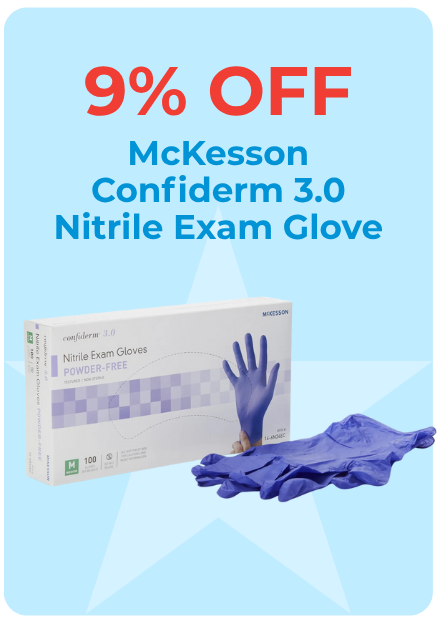 McKesson Confiderm 3.0 Nitrile Exam Glove
