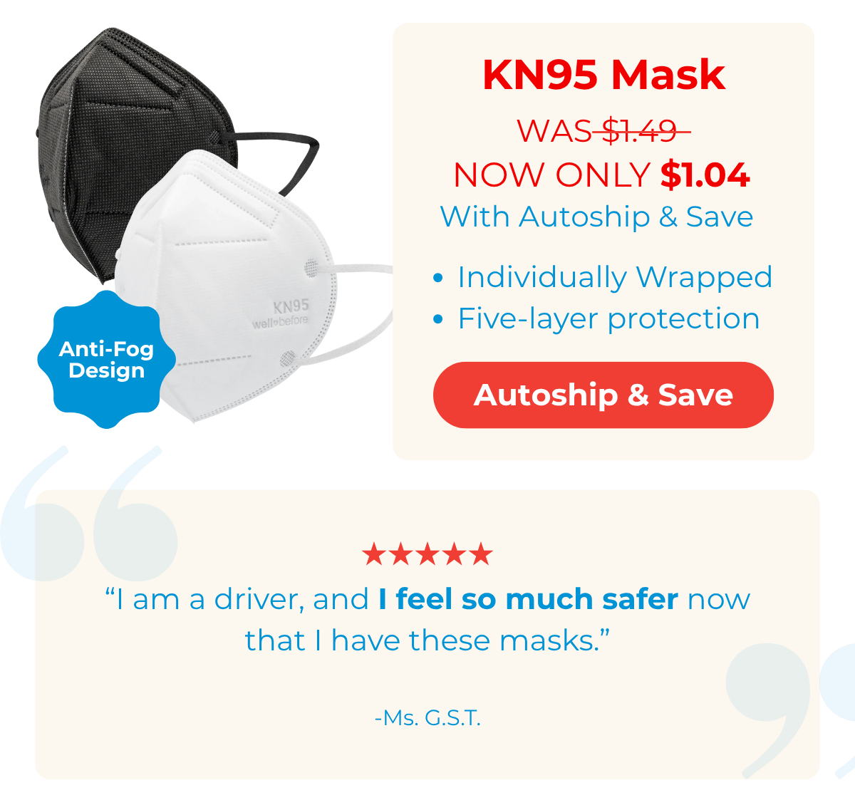 KN95 Individually Wrapped