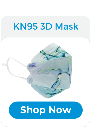 KN95 3D Face Mask | Comfort 3D Fit, Adjustable Ear Loops