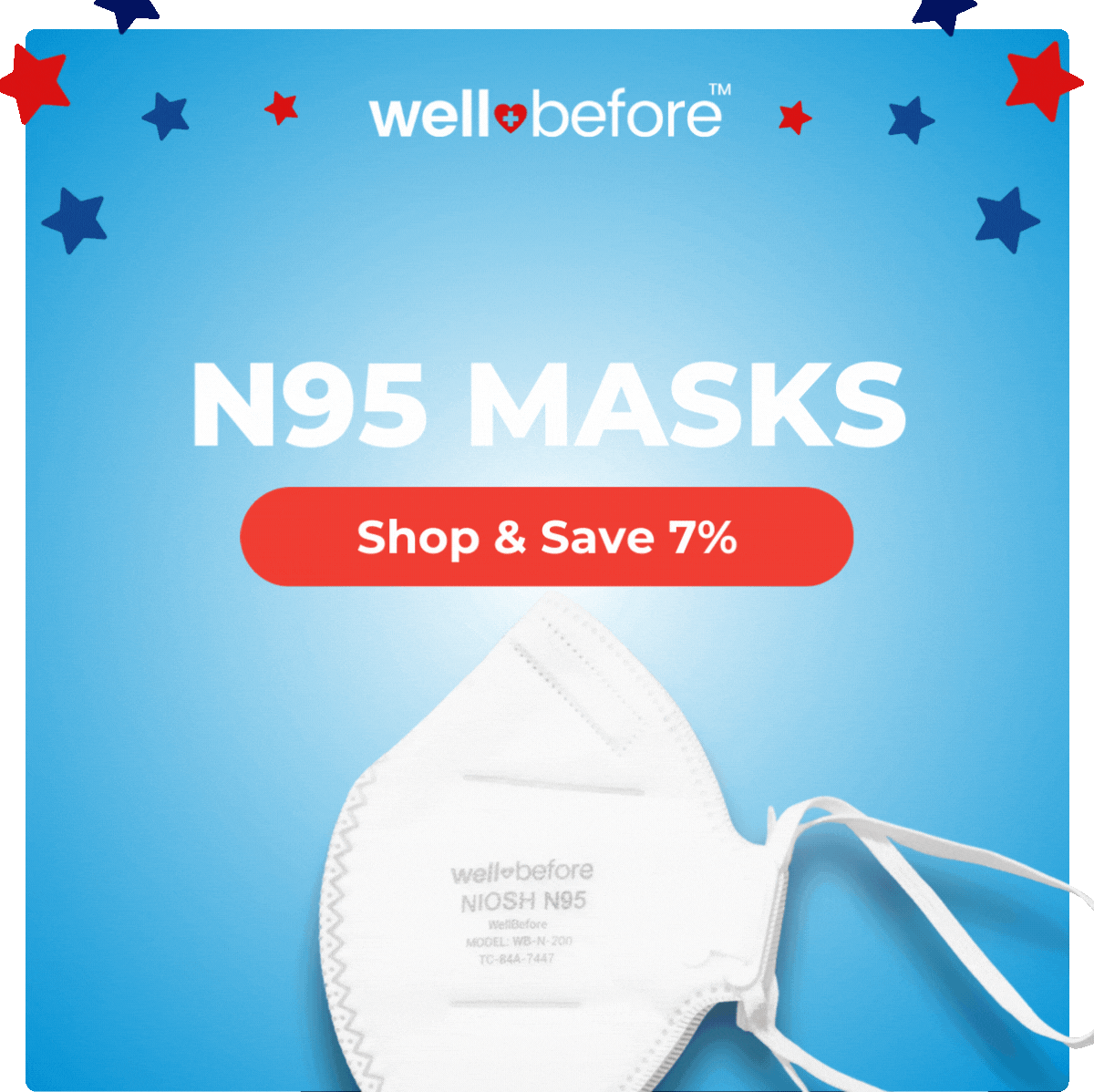 7% off N95 Masks! Get them NOW