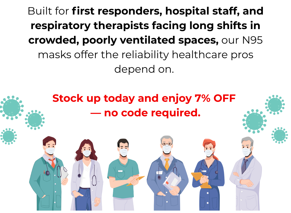 7% off N95 Masks! Get them NOW