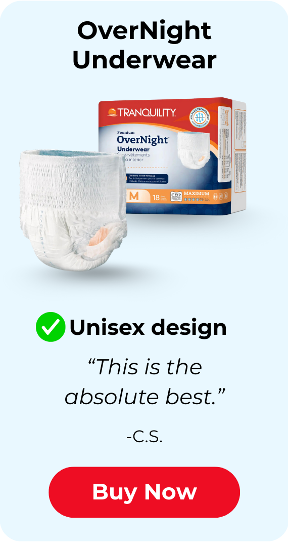 Tranquility Premium OverNight Disposable Absorbent Underwear