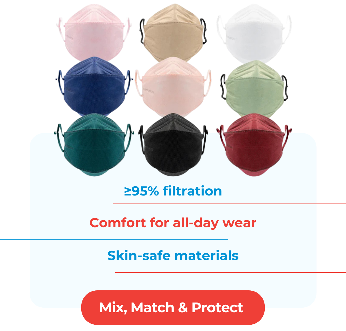 Mix, match & protect
