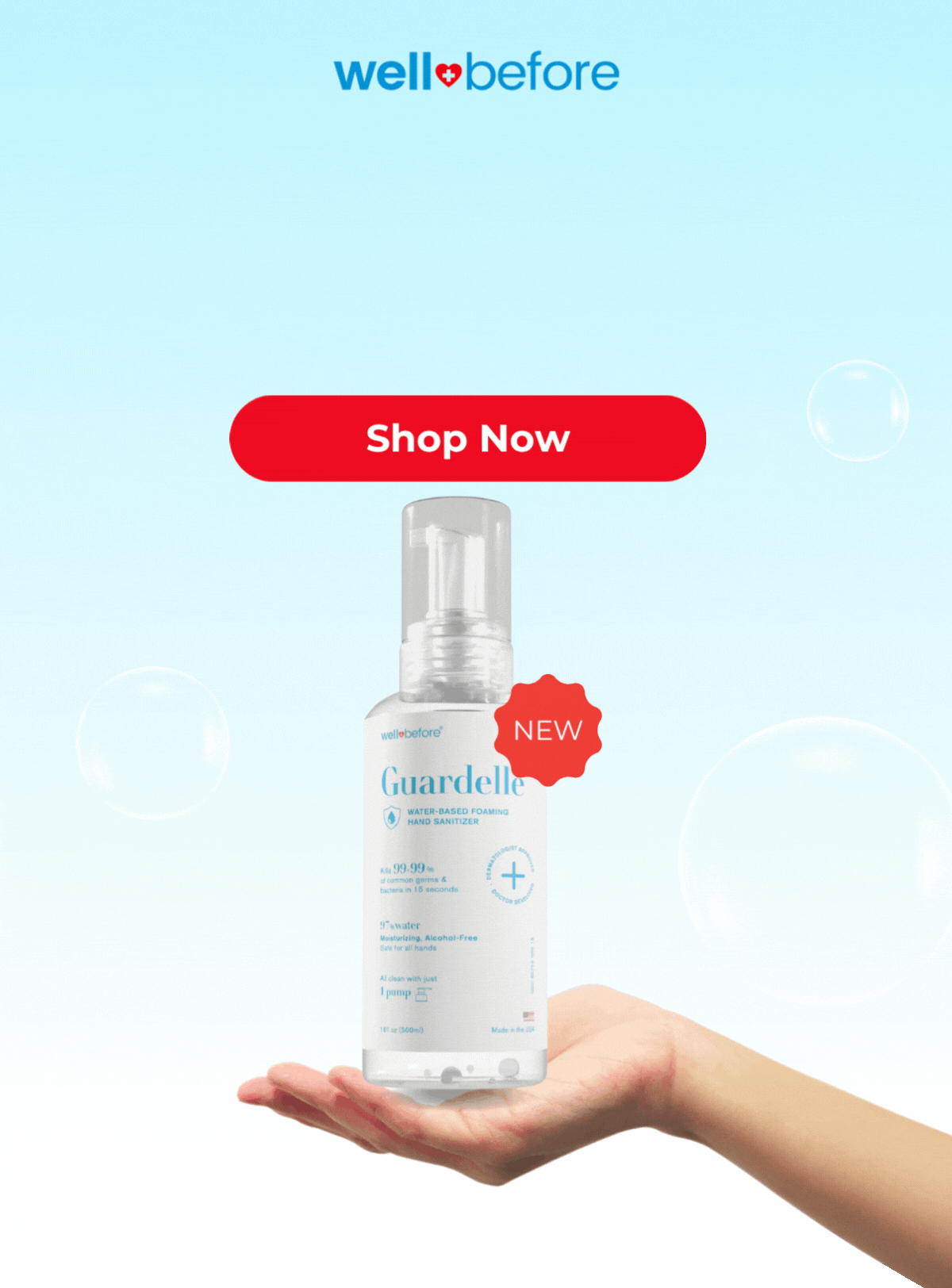 NEW Hand Sanitizer Launch by WB