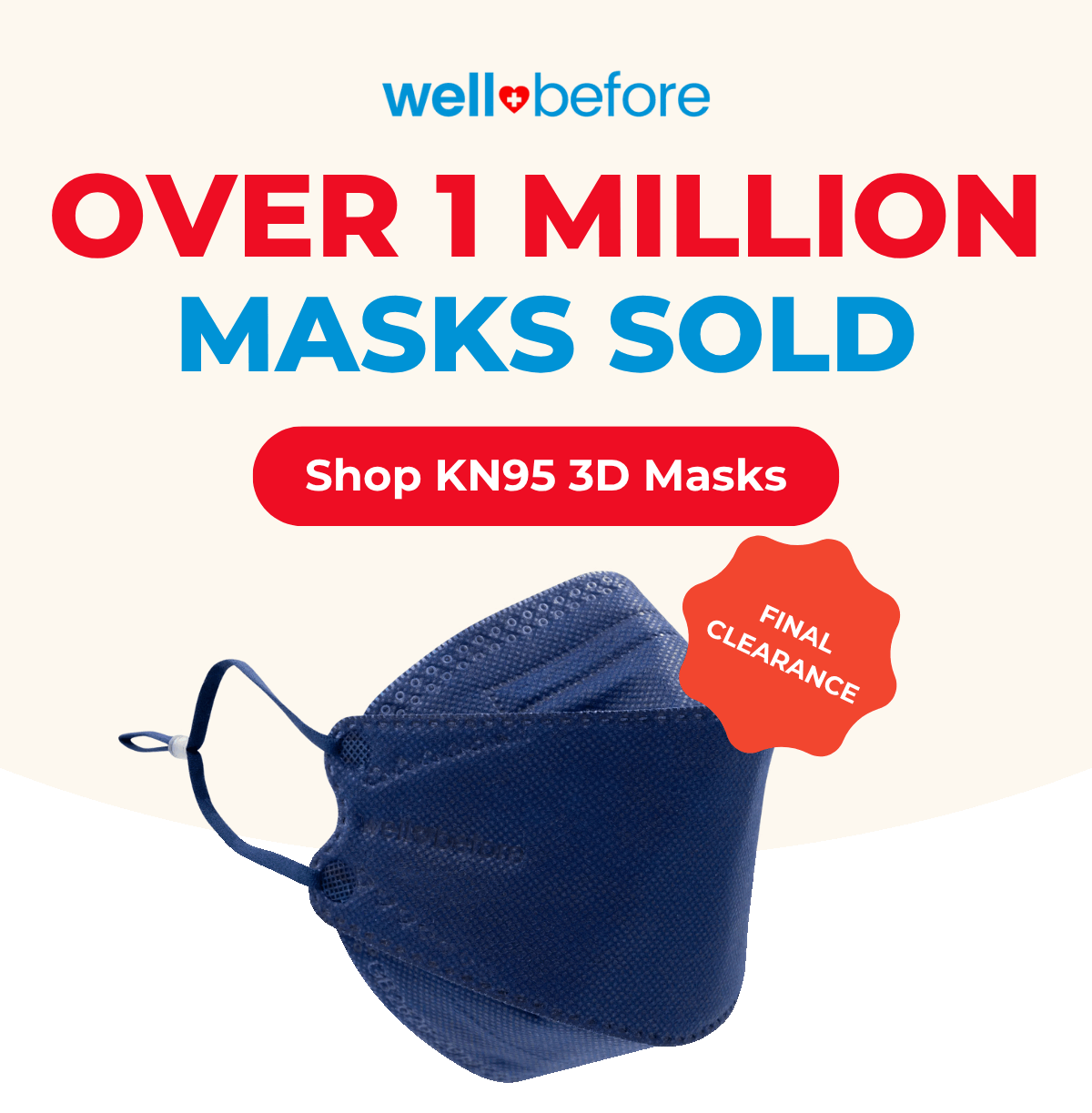 Over 1 million masks sold!