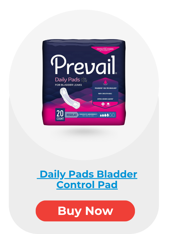 Prevail Daily Pads Bladder Control Pad