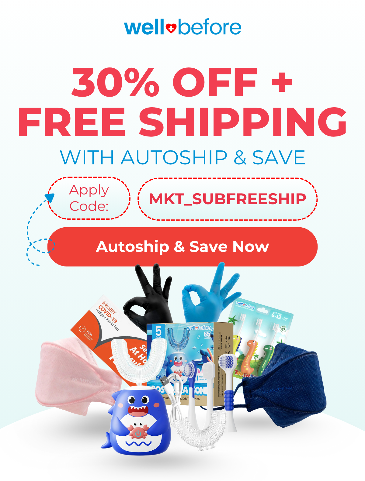 Subscription Offer: Up to 30% Off + Free Shipping on First Order