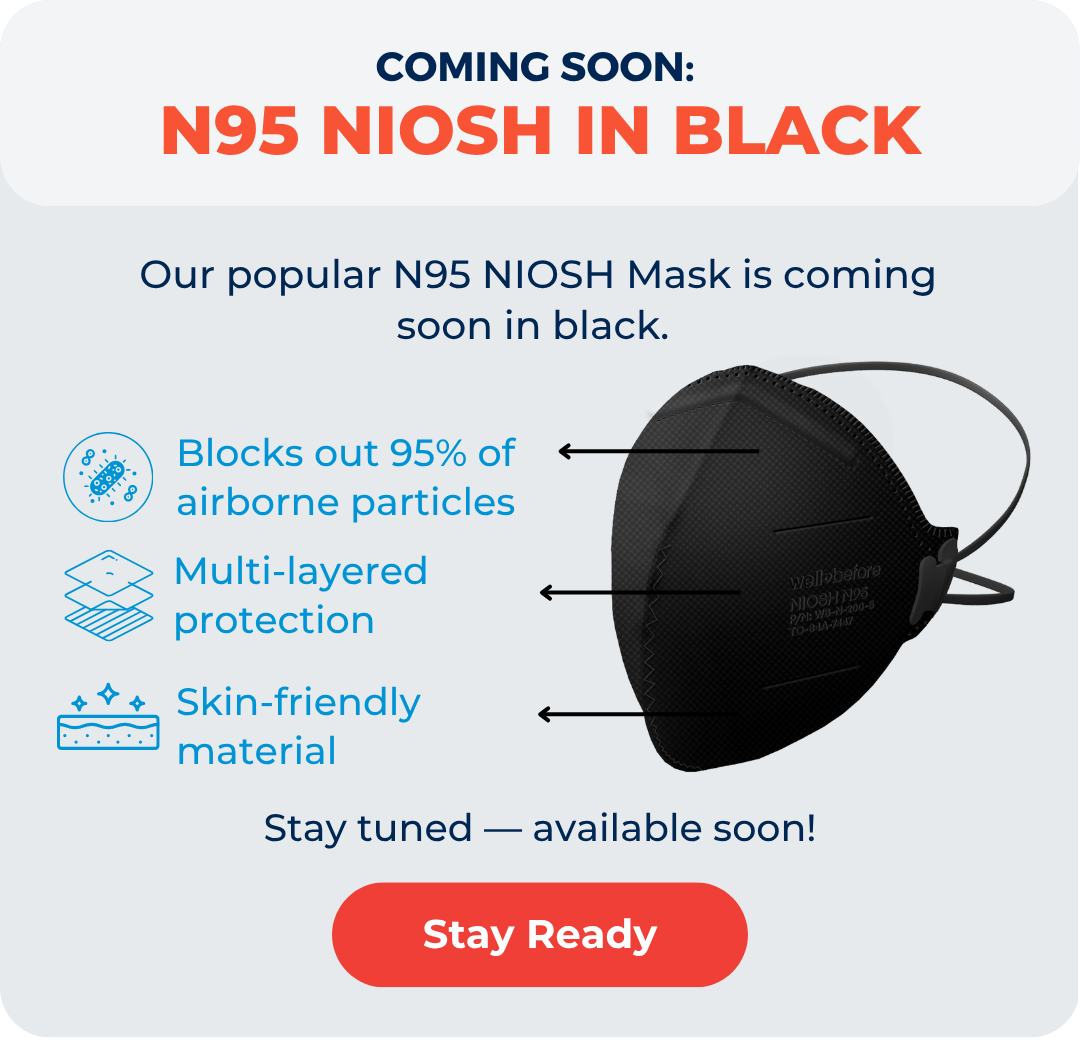 N95 NIOSH in Black