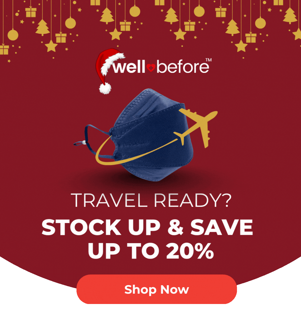 Stock Up on travel essentials & Save  Up to 20%