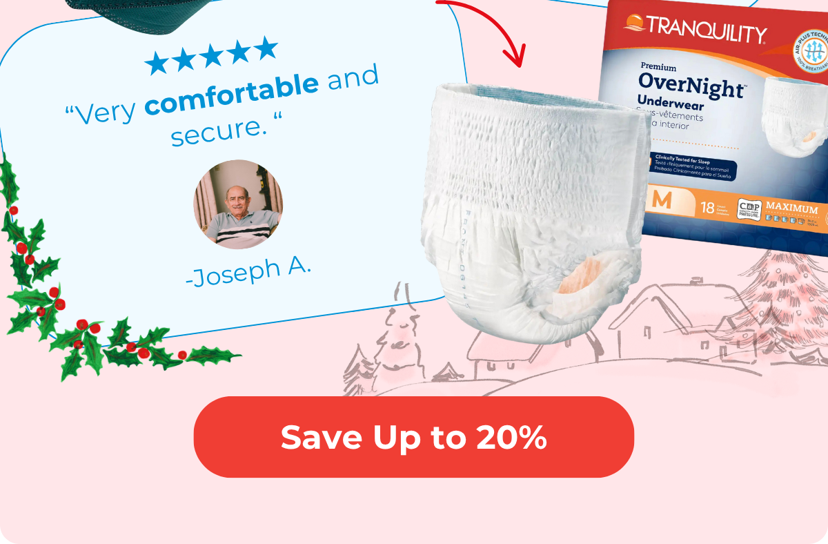 Tranquility Premium OverNight Disposable Absorbent Underwear