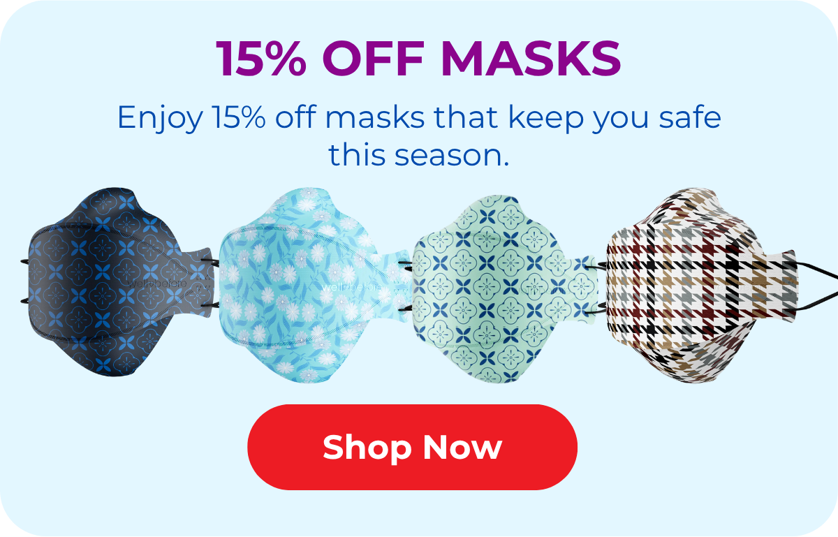 15% off Masks