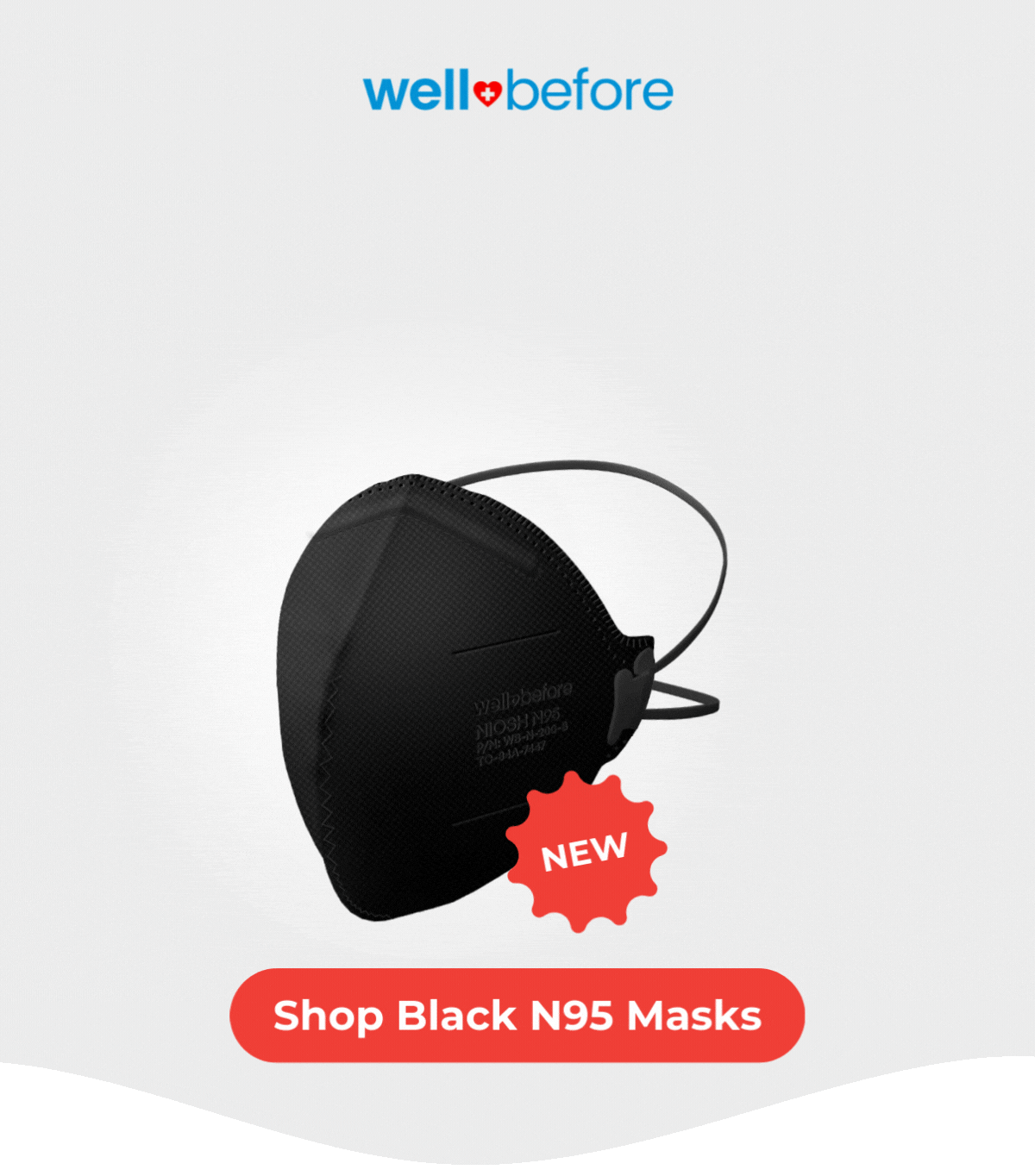 Up to 20% off N95 NIOSH Black