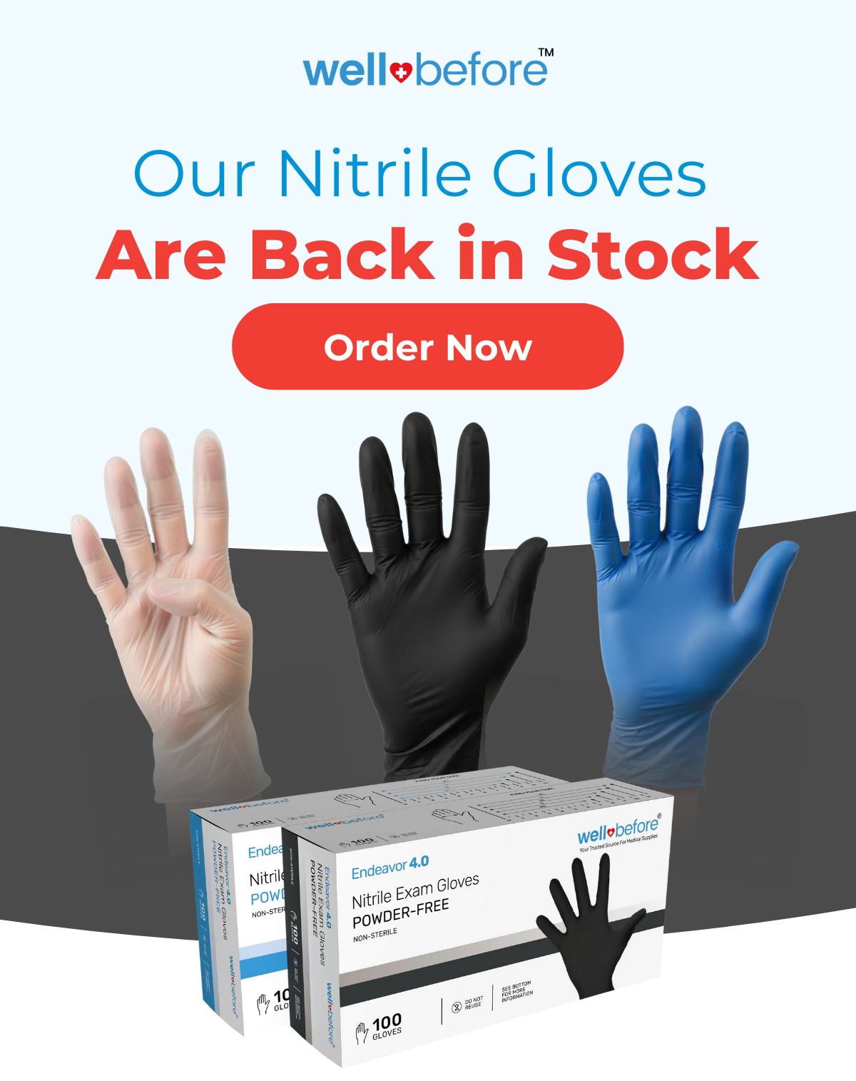  Nitrile Gloves: Back in Stock