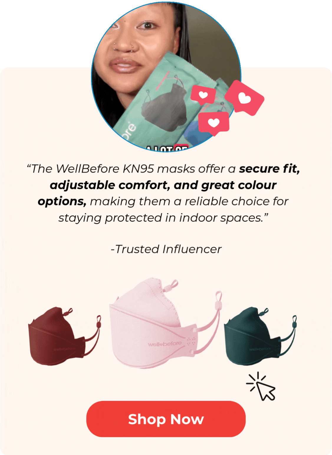 Shop Influencer Approved Masks