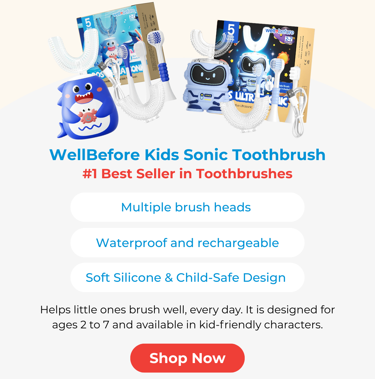 WellBefore Kids Sonic Toothbrush