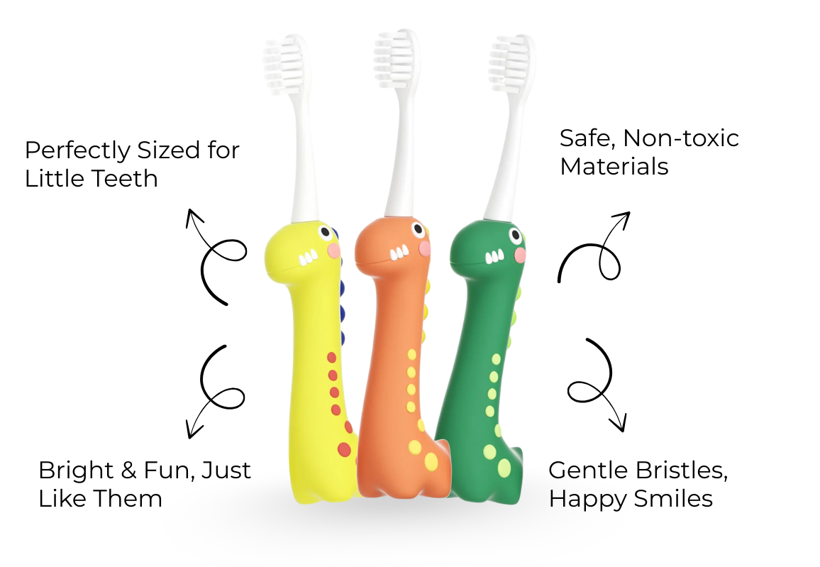 Free Dino Toothbrush