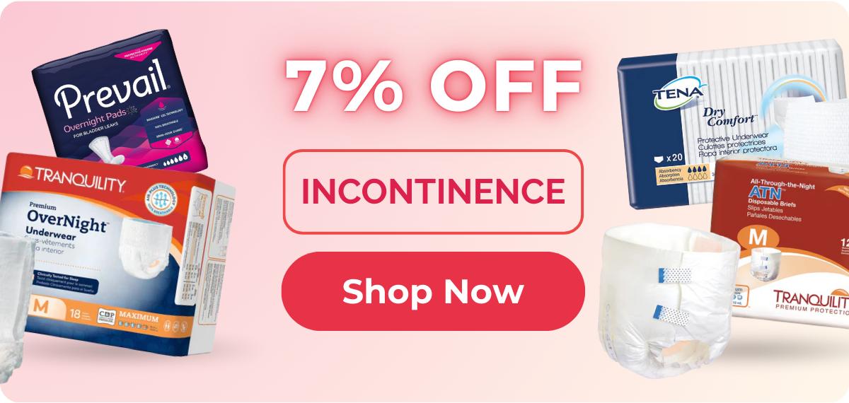 7% off  Incontinence Products