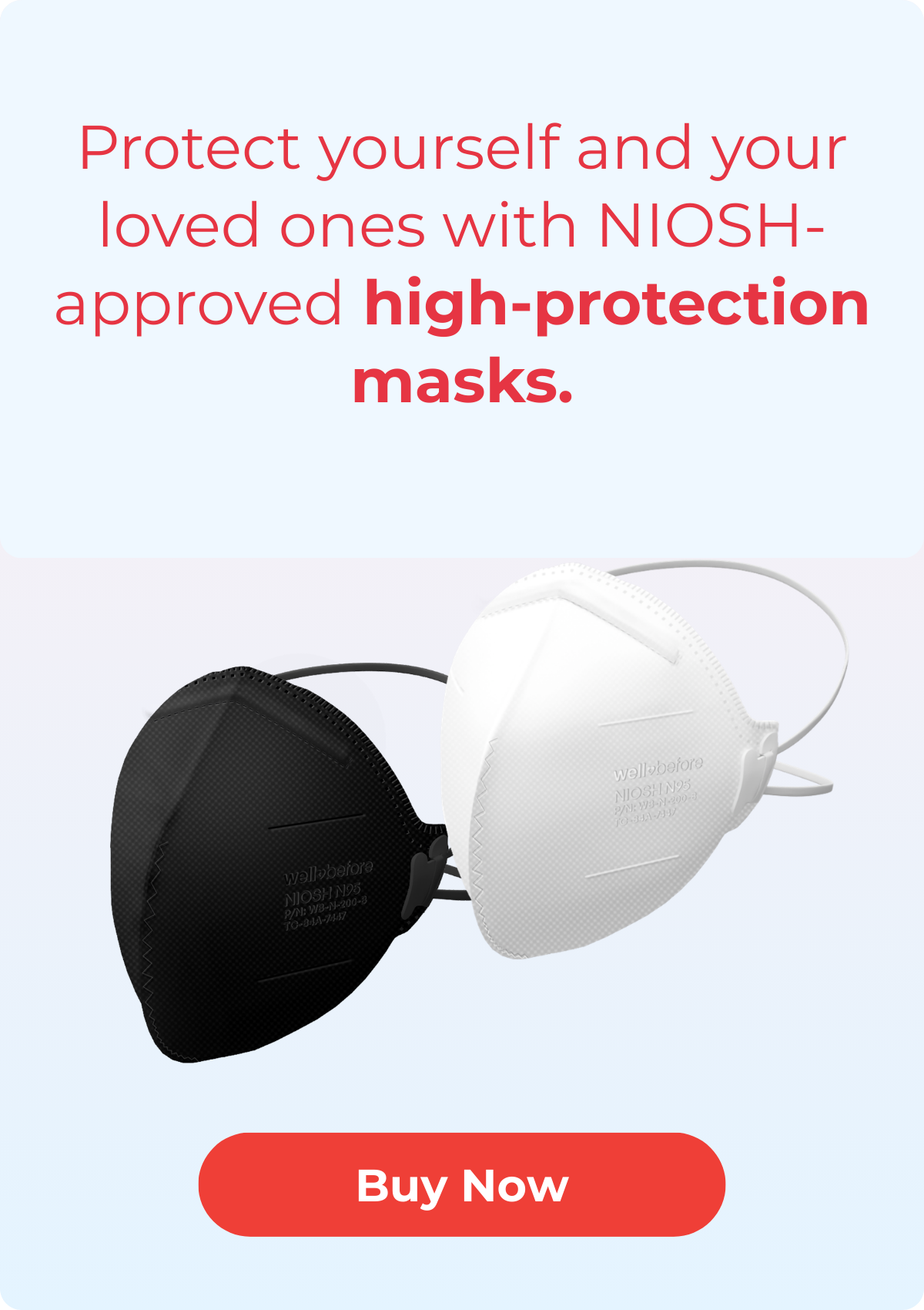 N95 Flat Fold Respirator Mask | NIOSH Approved