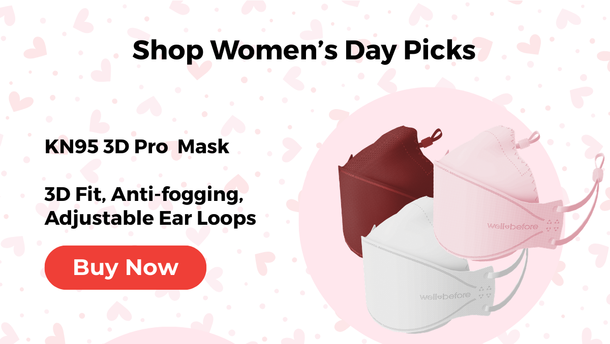 KN95 3D Pro Face Mask | Premium 3D Fit, Anti-fogging, Adjustable Ear Loops