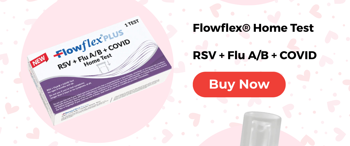 Flowflex® Plus RSV + Flu A/B + COVID Home Test