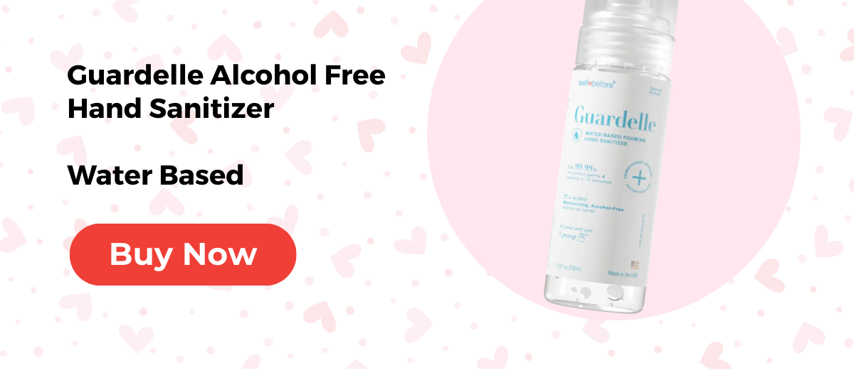 Guardelle Alcohol Free Hand Sanitizer – Water Based