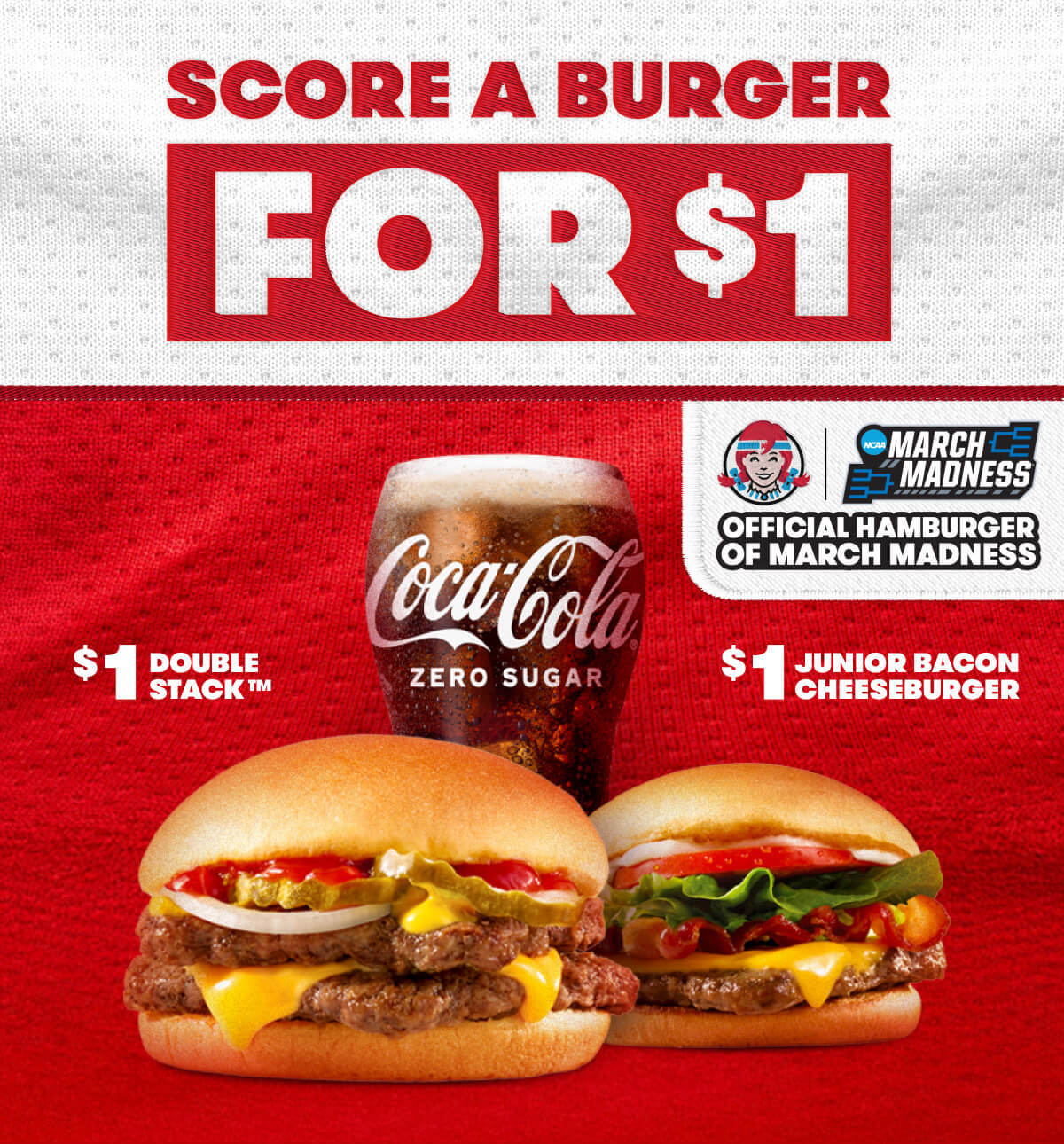 Score a burger for $1