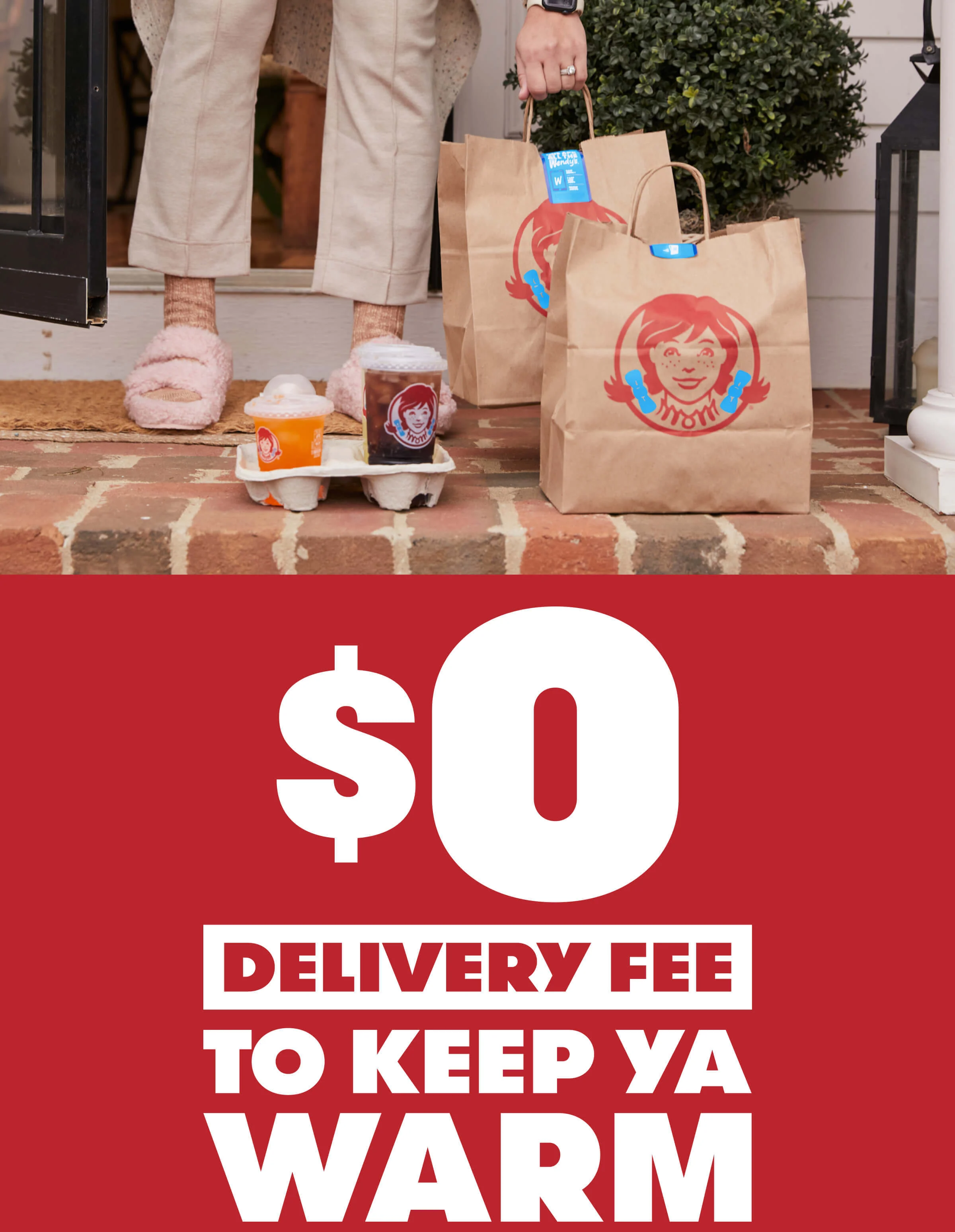 Zero DELIVERY FEE TO KEEP YA WARM