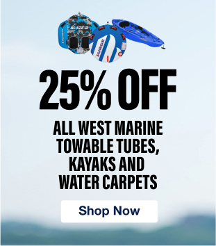25% off All West Marine Towable Tubes, Kayaks & Water Carpets | Shop Now