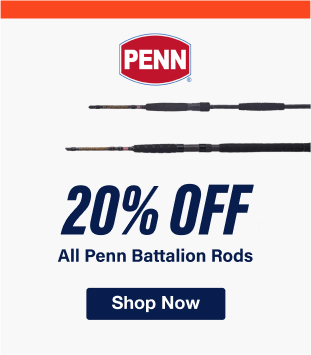 20% off Penn Battalion Rods | Shop Now
