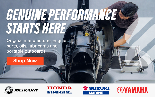 Genuine Performance Starts Here | Original manufacturer engine parts, oils, lubricants and portable outboards now available! Honda Marine, Mercury, Suzuki, Yamaha. | Shop Now